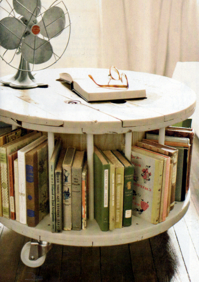 Журнальний столик зі старих книг: витончений вінтаж